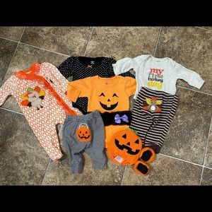 Baby Girl Fall Clothes Bundle